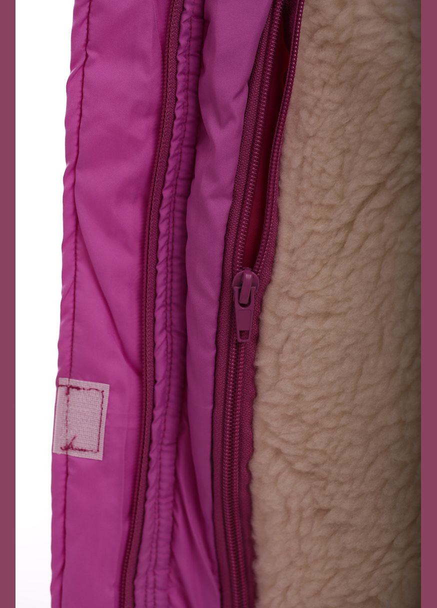 Фиолетовый зимний комбинезон для девочки на синтепоне классика лиловый 92 см (30000) BABYKROHA