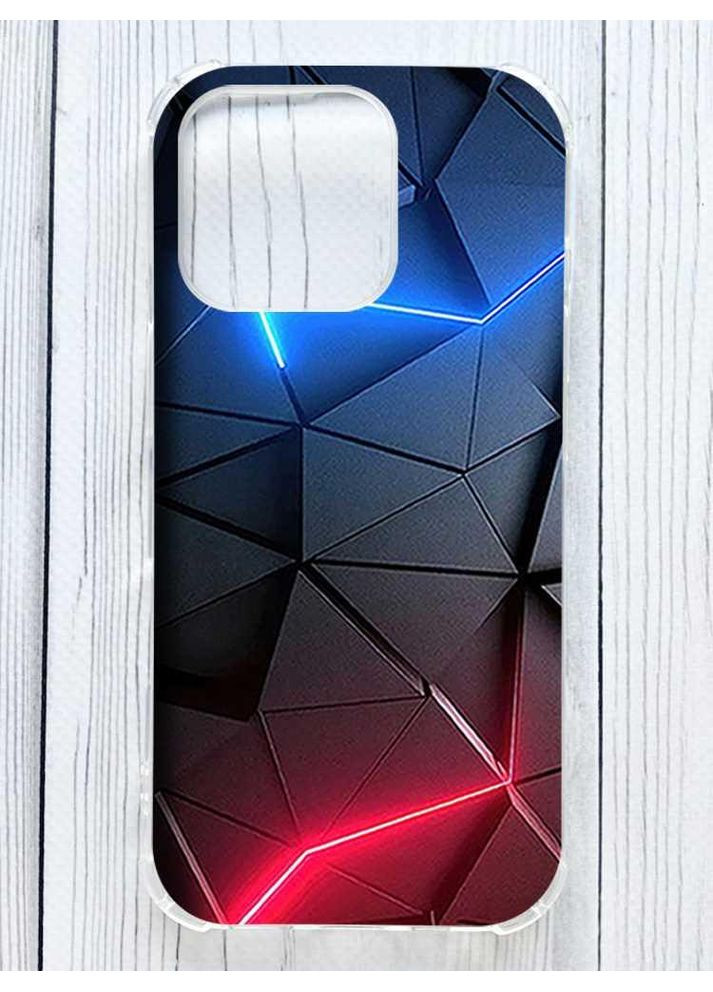 Чохол з потовщеними кутами на iPhone 16 Pro Рельєфний фон (принт 36) Creative (356128415)