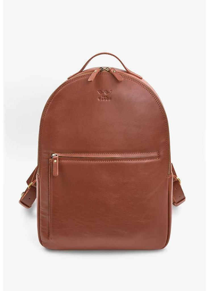 Кожаный рюкзак Groove L светло-коричневый The Wings (348358797)