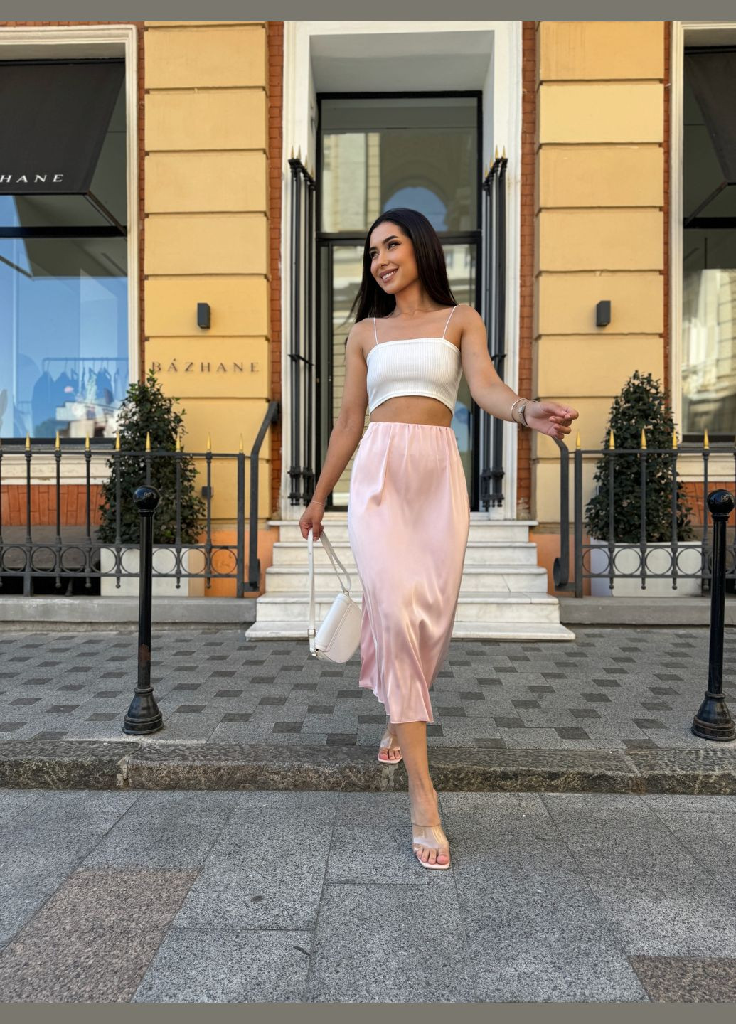 Жіноча шовкова спідниця Fashion Girl Silk (296910299)