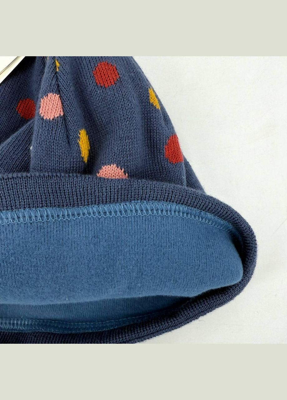 Шапка, арт. 13571-377400, синій/горох, 51 MaxiMo (357204117)