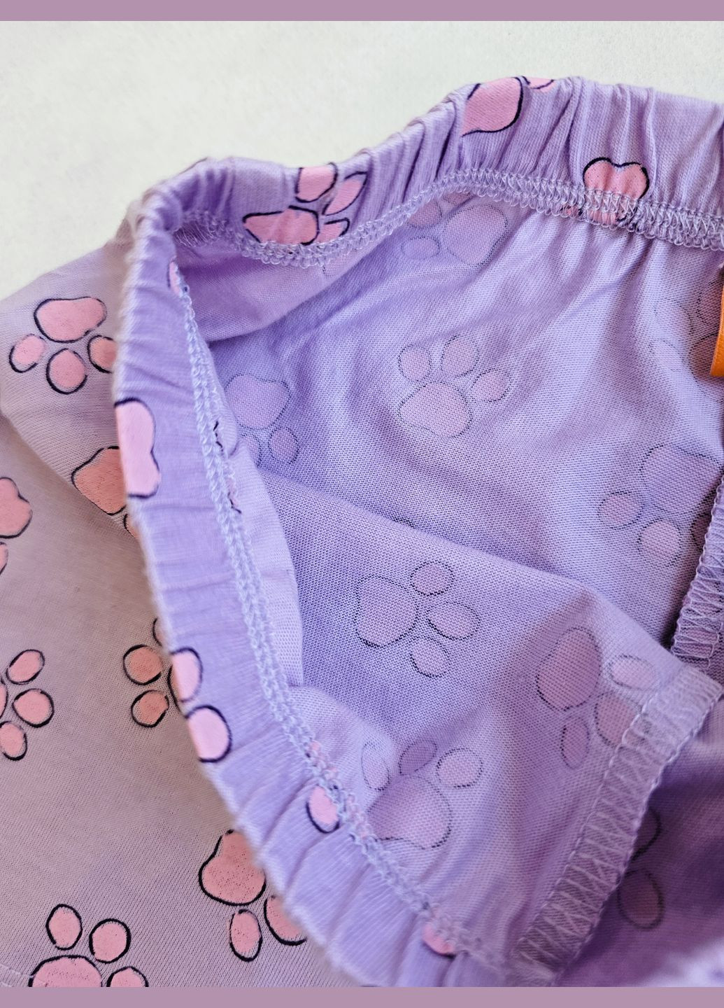 Белая всесезон детская пижама футболка и шорты для девочки Lupilu Піжама