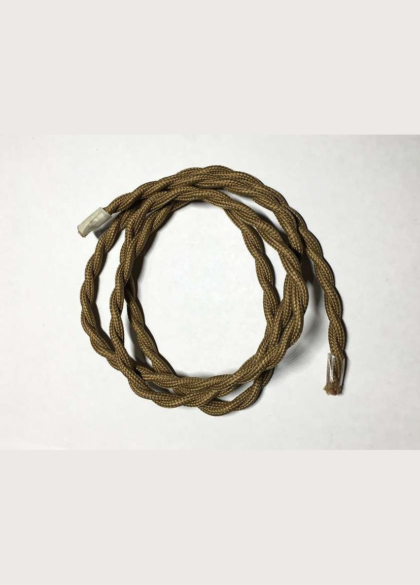 AMP кабель текстильний звитий 2x0.75 khaki Levistella (282843747)