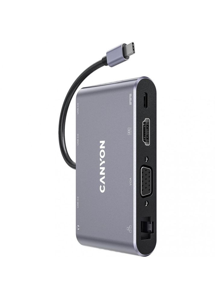 Мультипортовий адаптер 8 port USB-C Hub DS-14 (CNS-TDS14) Canyon (315504124)