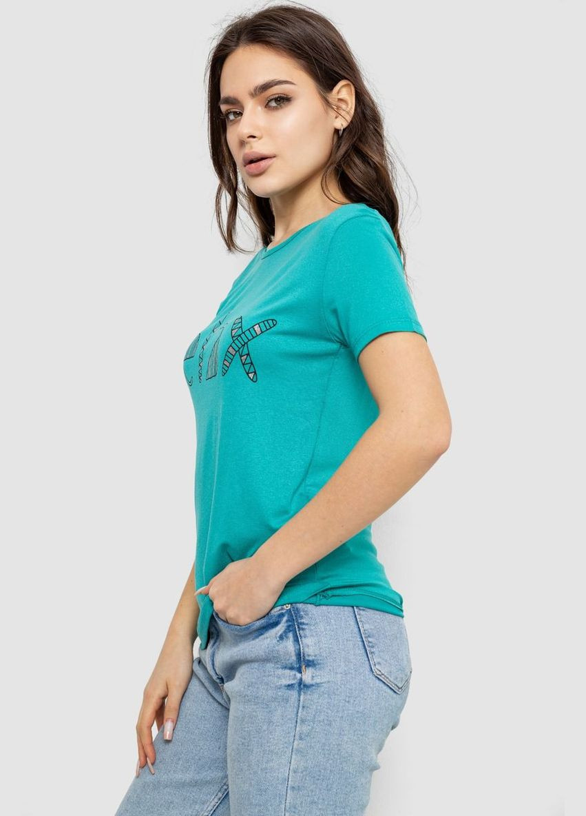 Футболка женская с принтом, 244R610 Ager - (365075354)