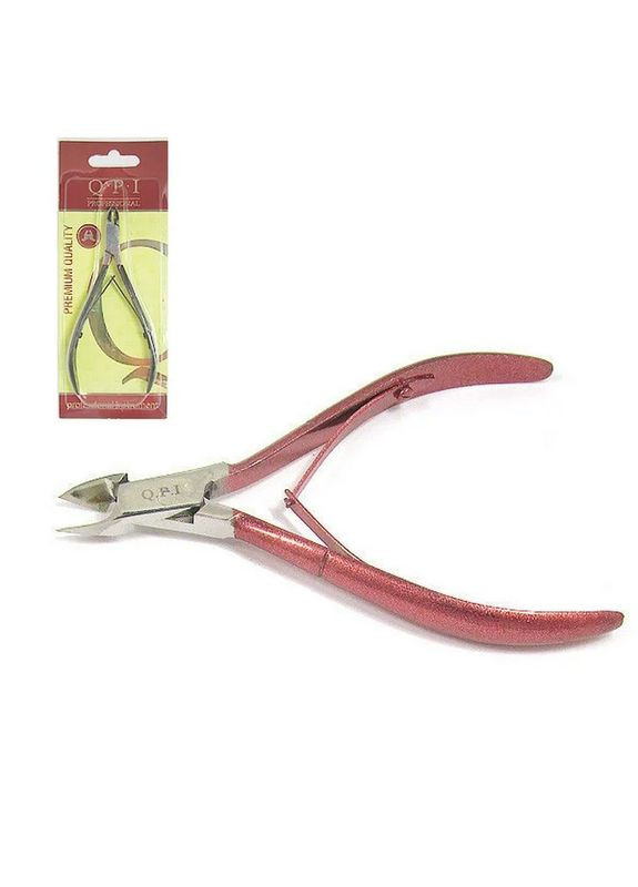 Кусачки маникюрные QPI QKM 803 красные O.P.I. (340110680)
