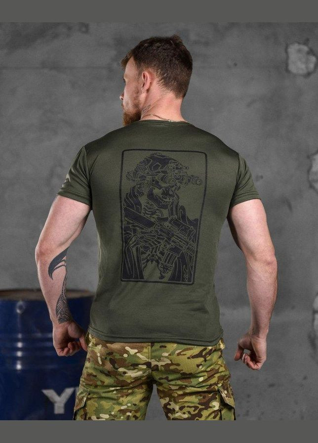 Тактическая потоотводящая футболка Odin олива welcome ВТ6580 2XL No Brand (287328027)