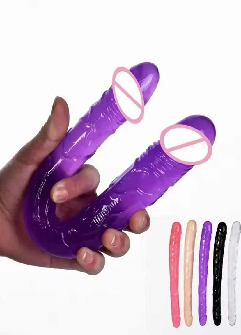 Двосторонній фалоімітатор Double Dong 31см Фалос анальний та вагінальний Реалістичний ділдо No Brand (327095166)