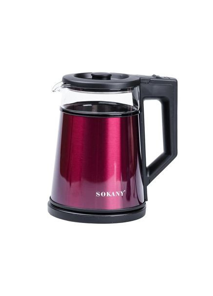 Электрочайник с автоматическим отключением 1.7 л дисковый 2000 Вт SK-SH-1076R Sokany (370974553)