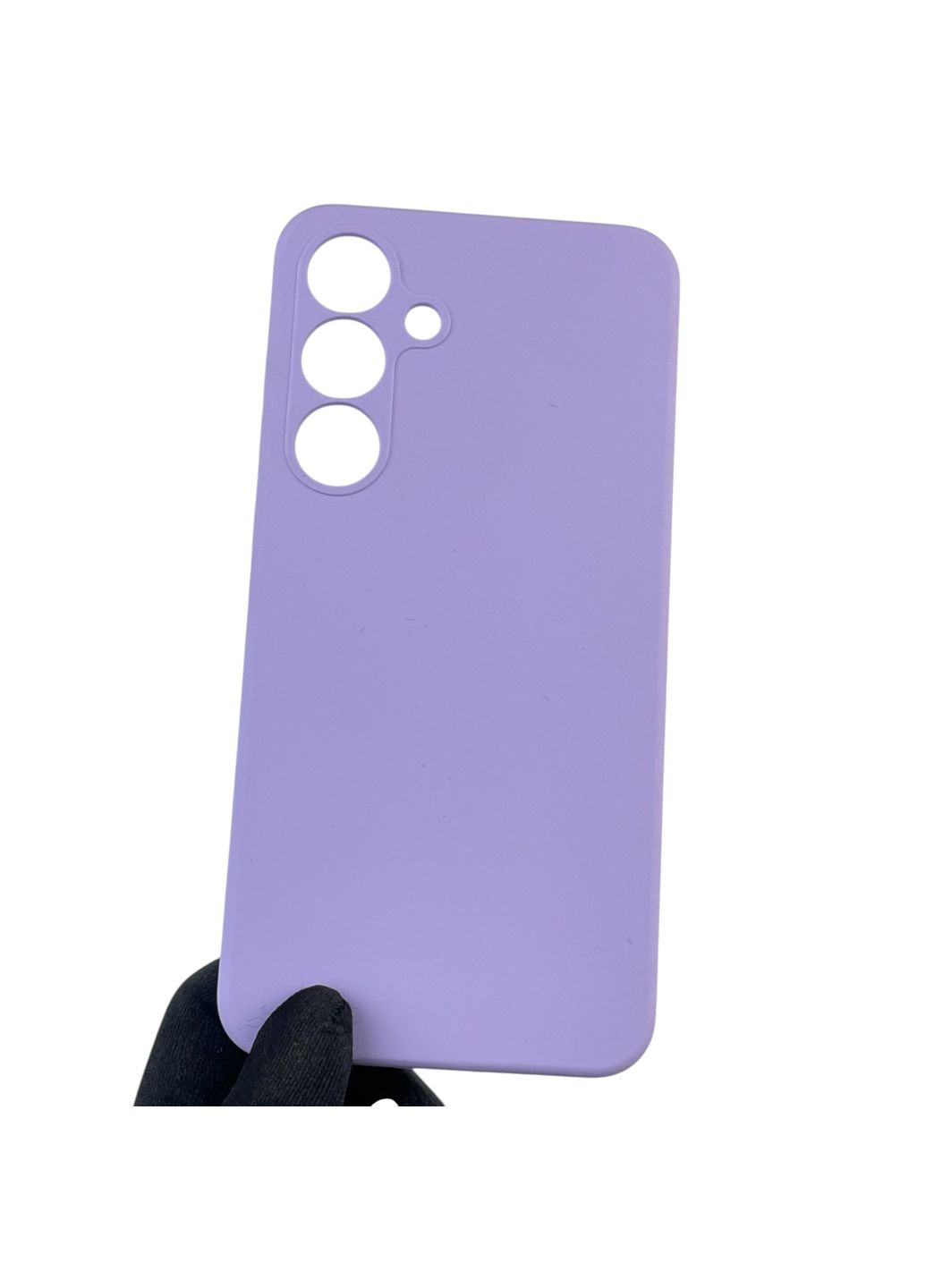 Чехол для Galaxy S25 Plus (SM-S936B) силиконовый с микрофиброй на самсунг с25 плюс сиреневый Samsung (366385720)