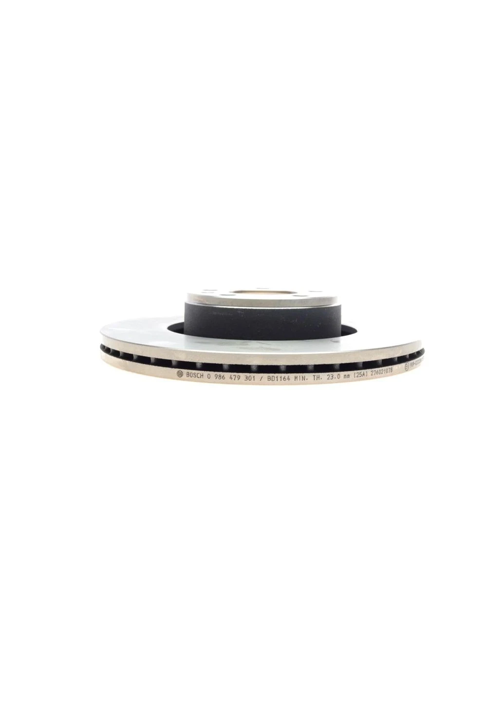 Диск гальмівний (передній) Audi A6 04-11 (314х25) 0 986 479 301 UA63 Bosch (366170651)