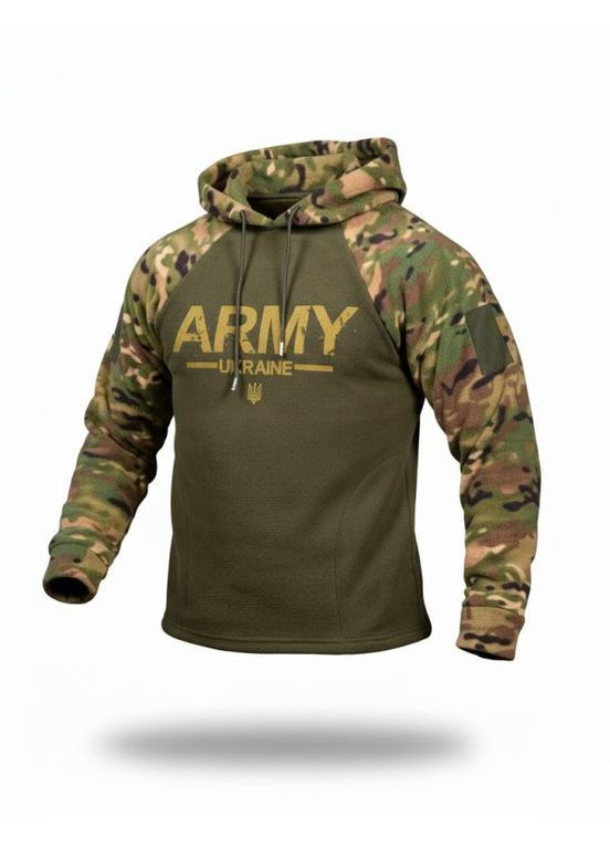 Армійська чоловіча кофта на флісі Army олива Freedom (366343023)