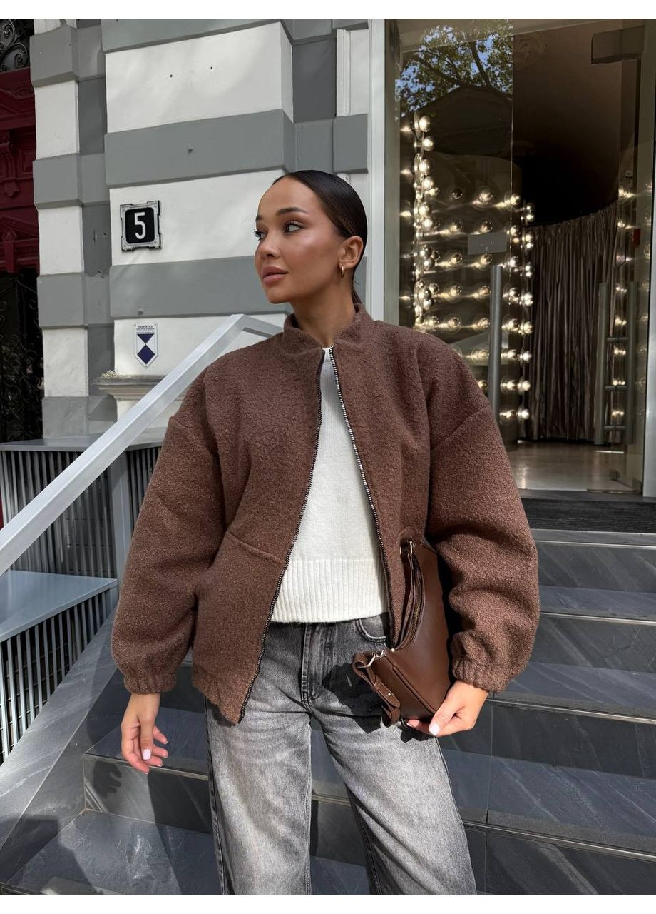 Куртка-бомбер жіноча Style Point пілот (авіатор) на блискавці (361679001)