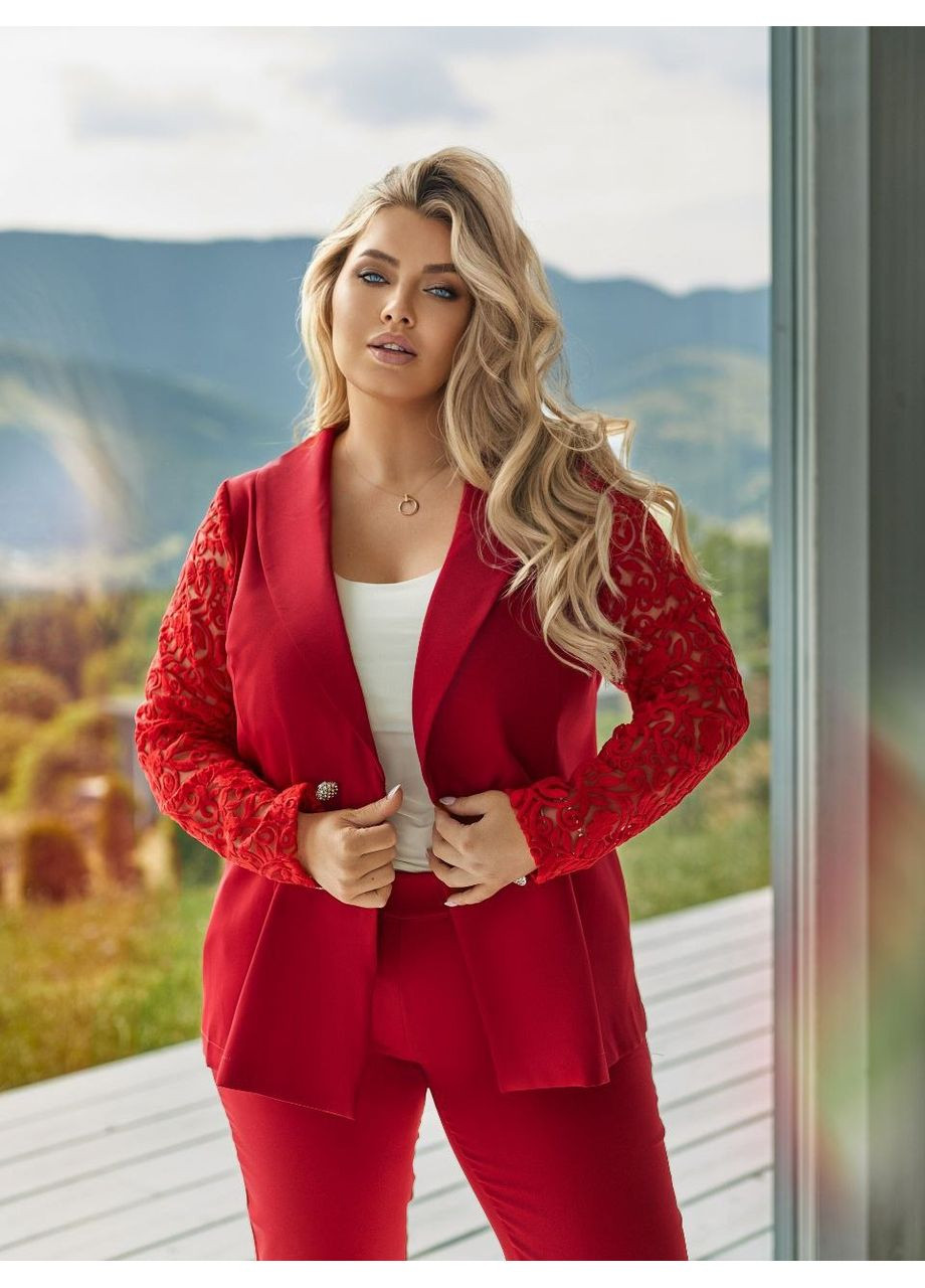 Костюм (піджак, штани), колір Червоний No Brand (361120125)