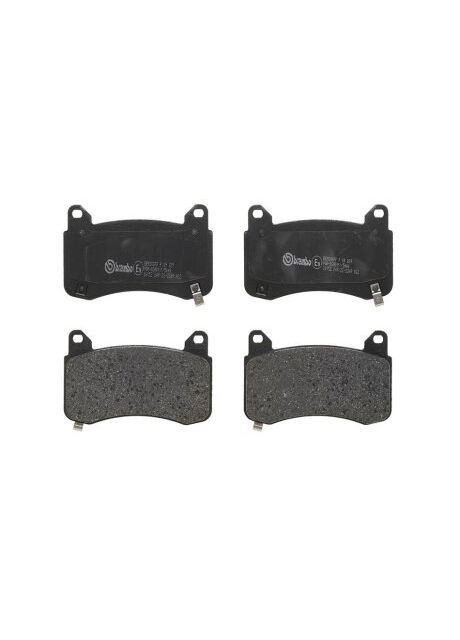 Колодки тормозные дисковые (комплект 4 шт) TESLA MODEL 3 (5YJ3) 01.17-,TESLA MODEL Y (5YJY) 03.19 P09029 Brembo (367040666)