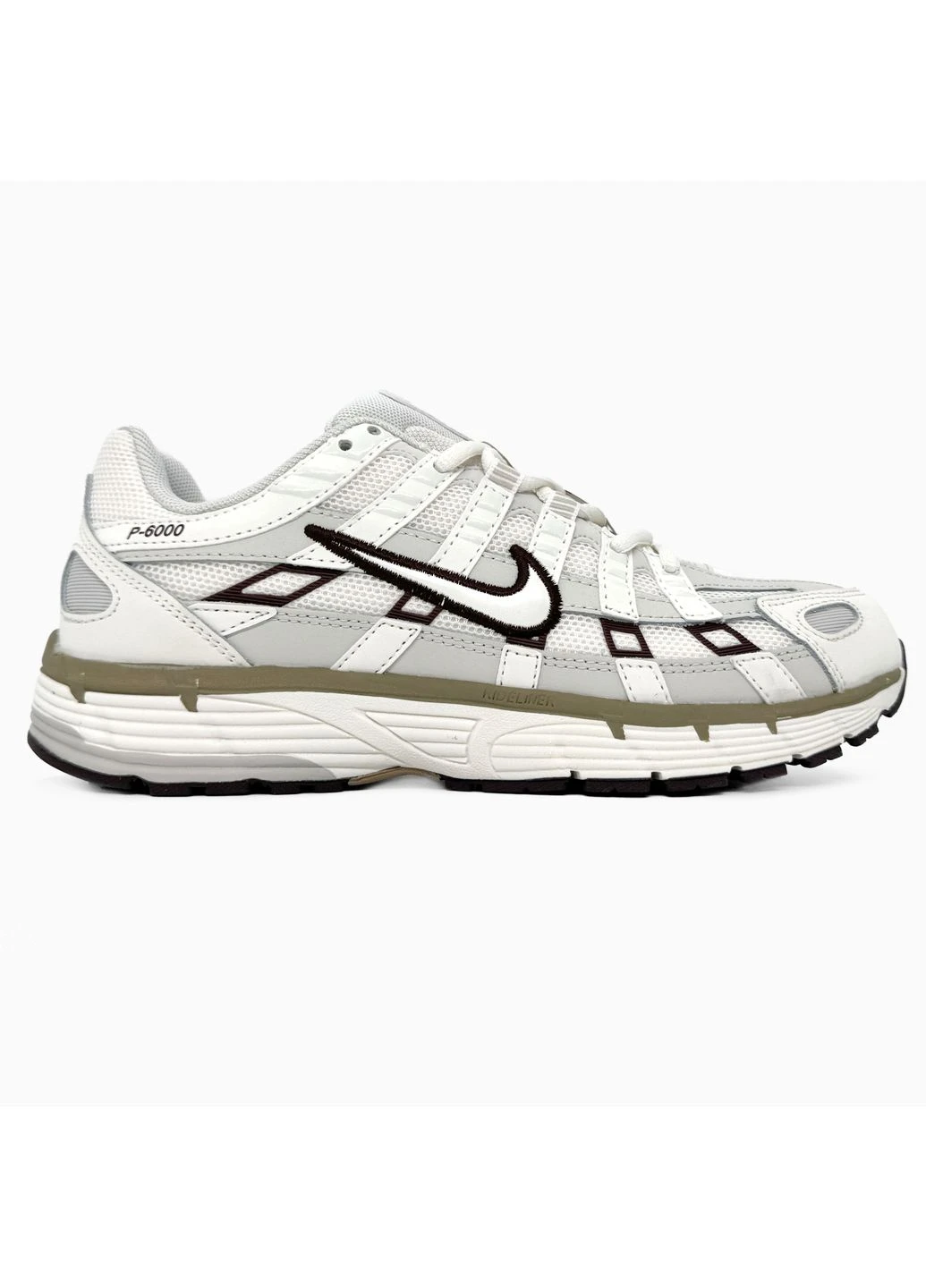 Бежевые летние кроссовки nike p-6000 beige/bordo найк п-6000 No Brand