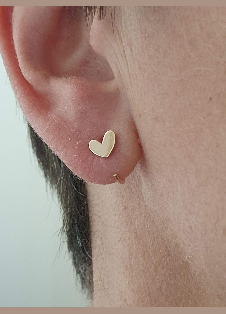 Золоті сережки-пуссети Серця. 210186 FAVORITUM (302661992)