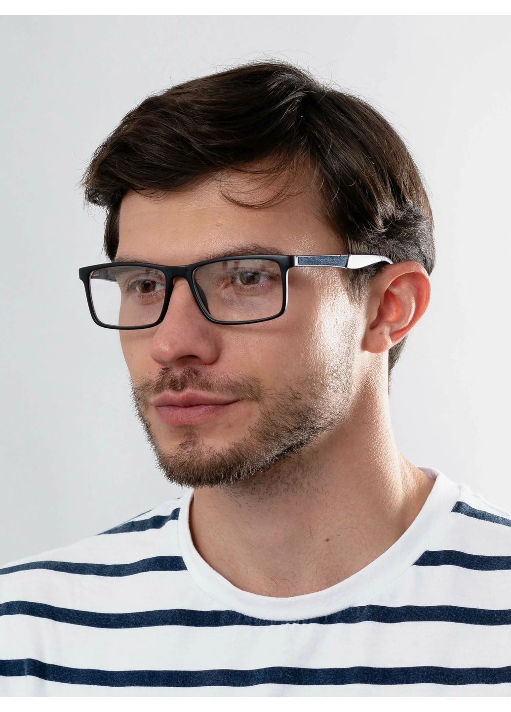 Чоловічі пластикові окуляри для корекції зору +4.00 с захистом від гаджетів Ralph (369768864)