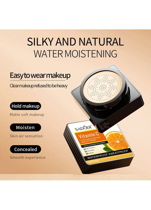 Кушон Vitamin C Flawless BB Cream, відтінок 01 Natural, 20 г SADOER (350349784)