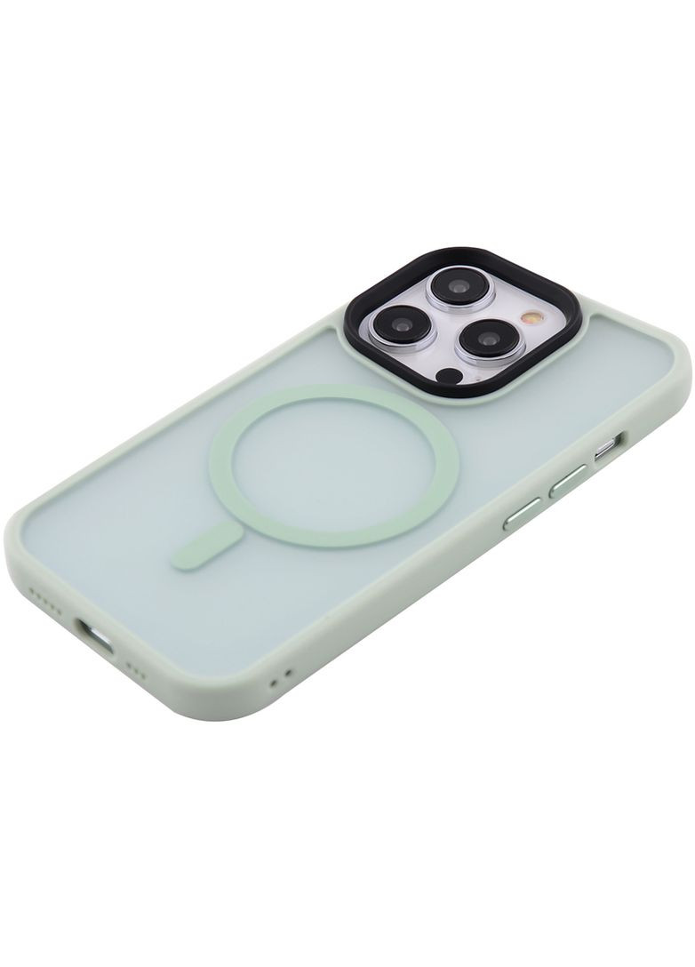 Чехол-накладка Matte Insane Case с MagSafe iPhone 14 Pro (mint) Wave (360426166)