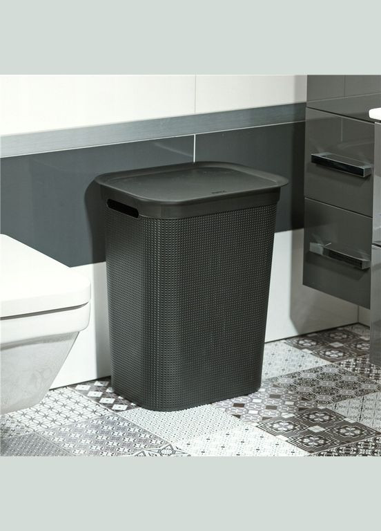 Корзина для белья пластиковая Brisen 50 л (10235) Капучино. Rotho (334008274)