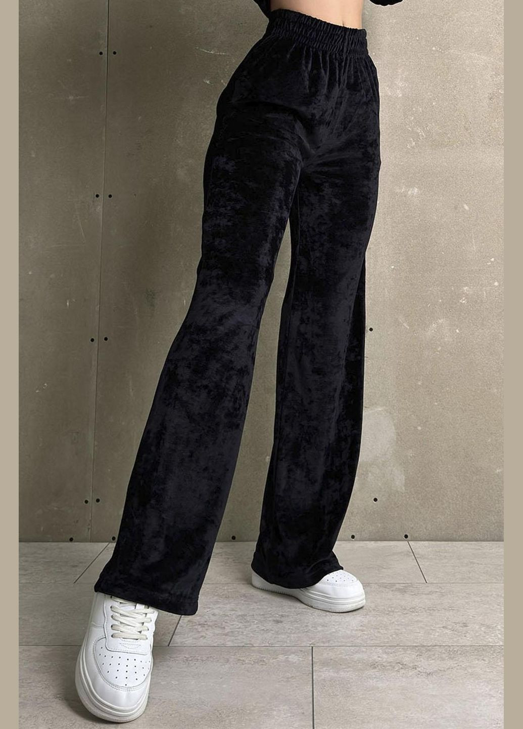 Велюрові штани Leinle 1485/50310 black (299024047)