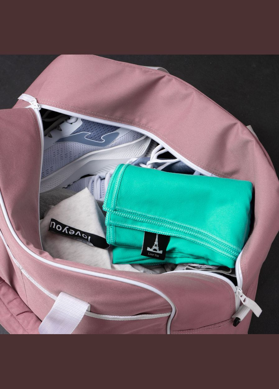 Спортивний рушник з мікрофібри Тіфані (A-025085) Love You блакитний