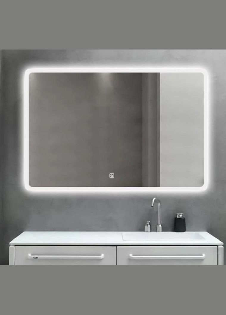 Зеркало LED DEM3011 90смх70см сенсорное включение + подогрев Dusel (316720435)