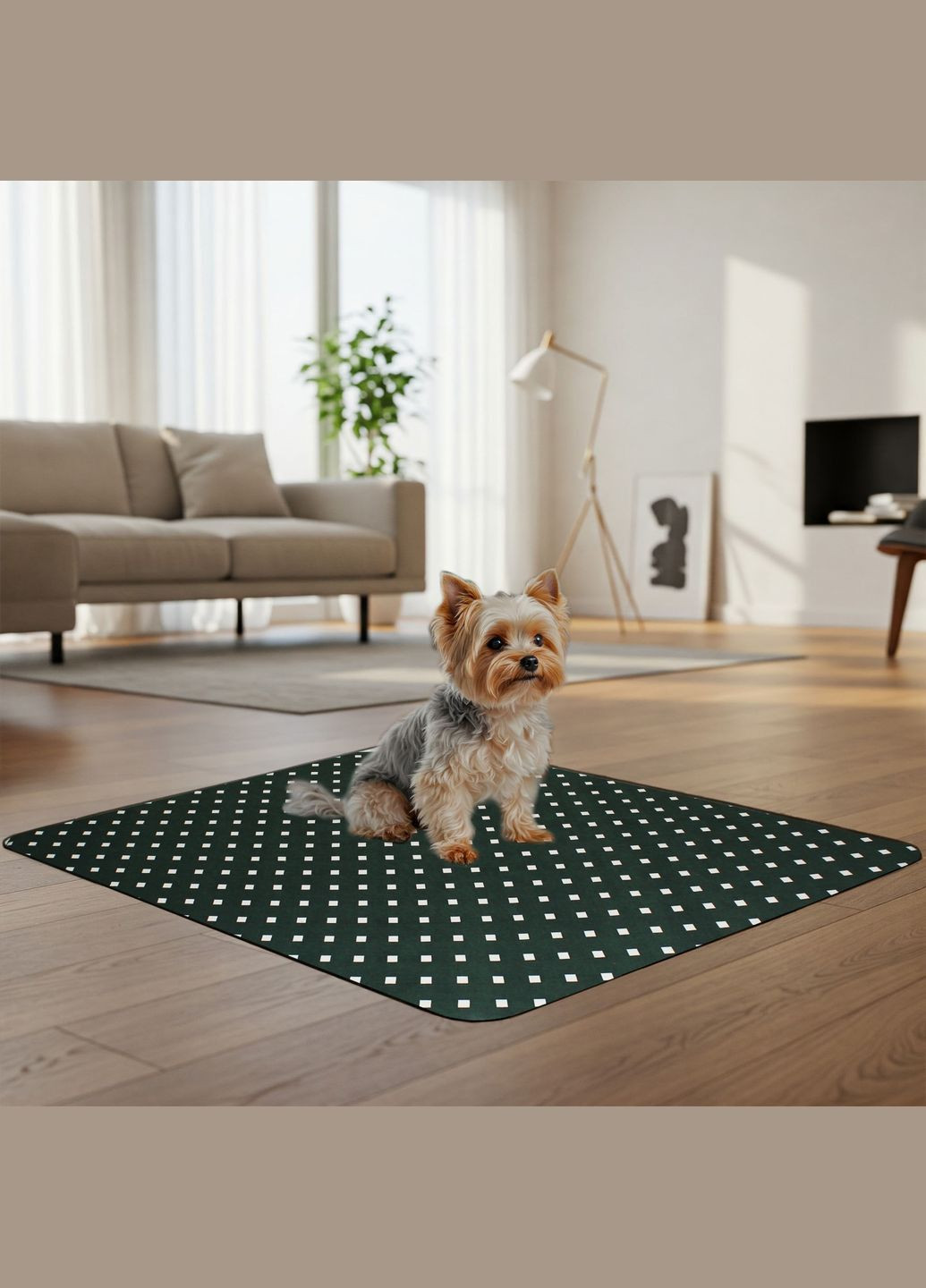 Багаторазова пелюшка 90х90 см для собак антизапах 5004038 Giselle багаторазова пелюшка (331903303)