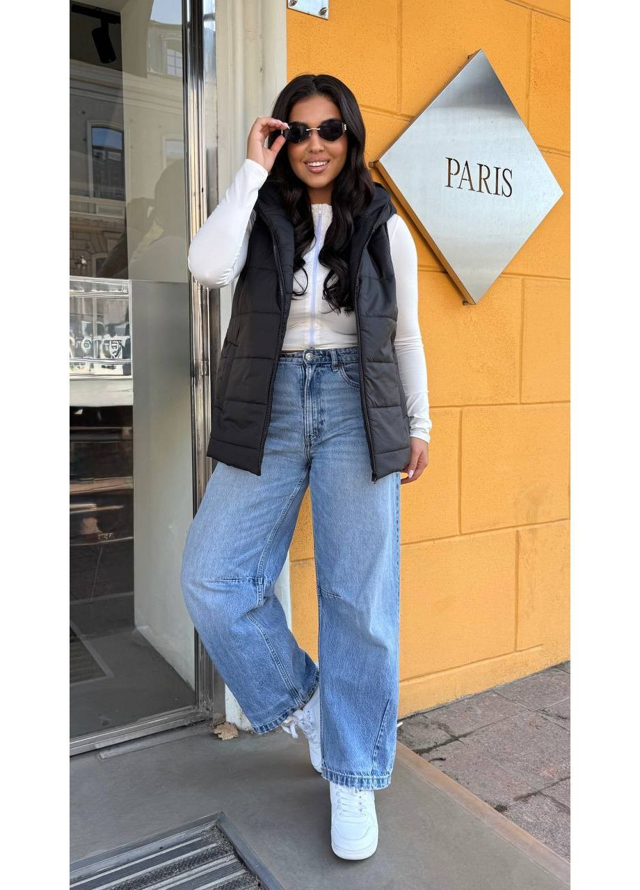 Утепленный женский жилет с карманами InFashion Жилет (363058572)