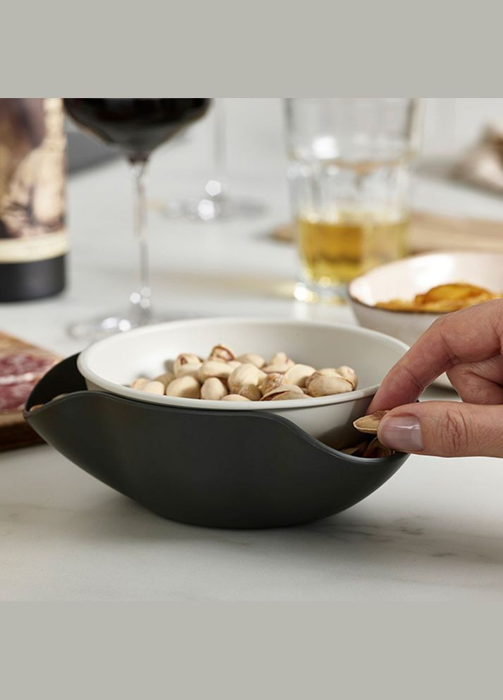 Блюдо 2х уровневое с поддоном для сбора мусора Double Dish™ 20156 Joseph Joseph (316622477)