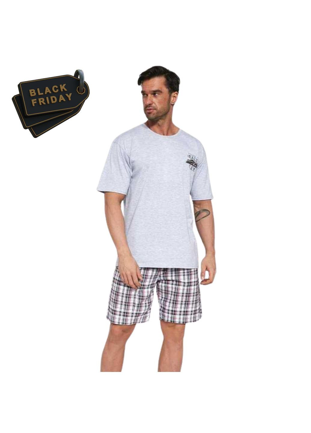 Пижама мужская Серый меланж 326-21-103 (С) Cornette (305412580)