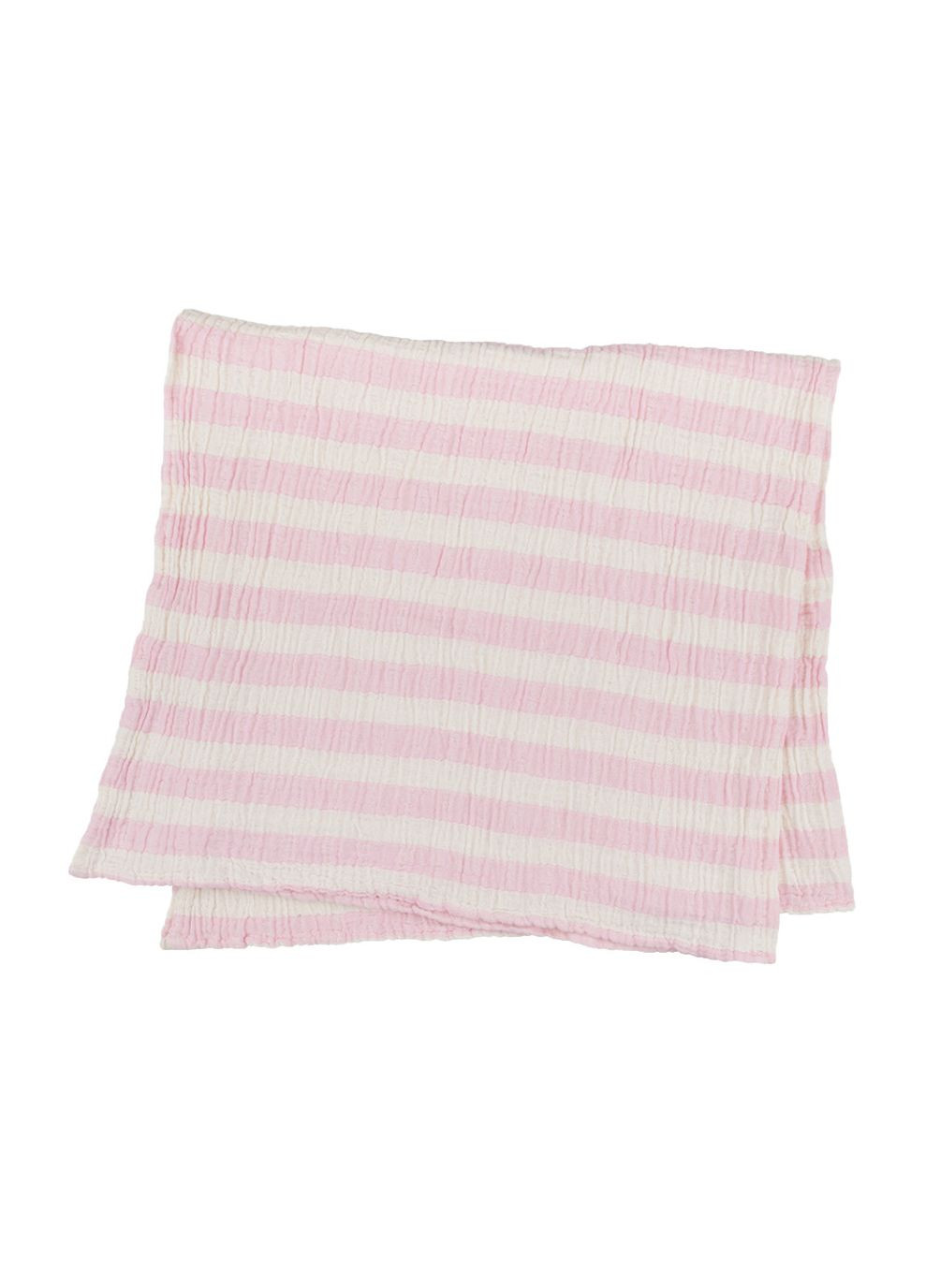 Плед-накидка - Stripe Muslin pembe розовый 77*82 Barine (275864145)