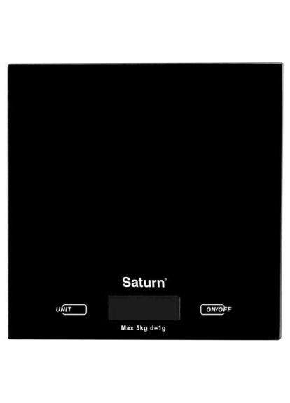 Ваги кухонні до 5 кг від 1 грамма сенсорне управління Saturn ST-KS7810 black (369401224)