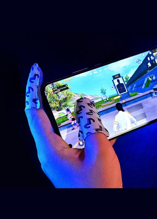 Ігрові напальчники FS02 для гри на телефоні / смартфоні для ігор Pubg mobile Call of Duty Standoff 2 Memo (305199865)