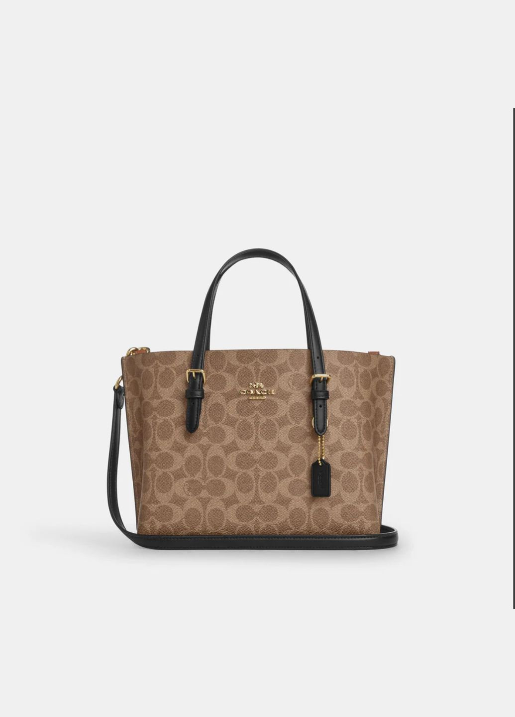 Сумка Coach CV965 Signature Mollie 25 IM/WALNUT/Black (339596879)
