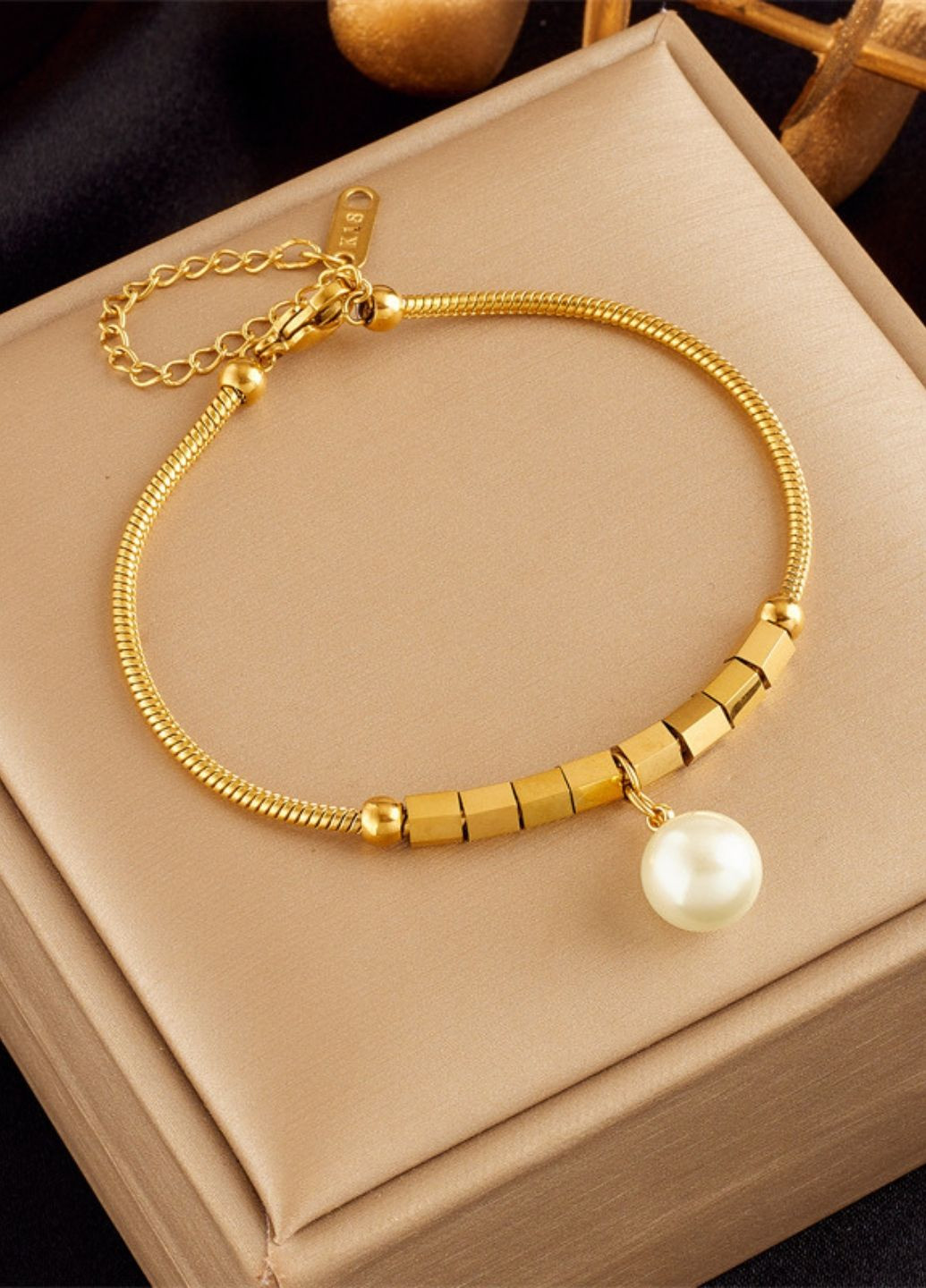 Жіночий браслет Pearl and Gold (1540-01) Macarena (315016577)