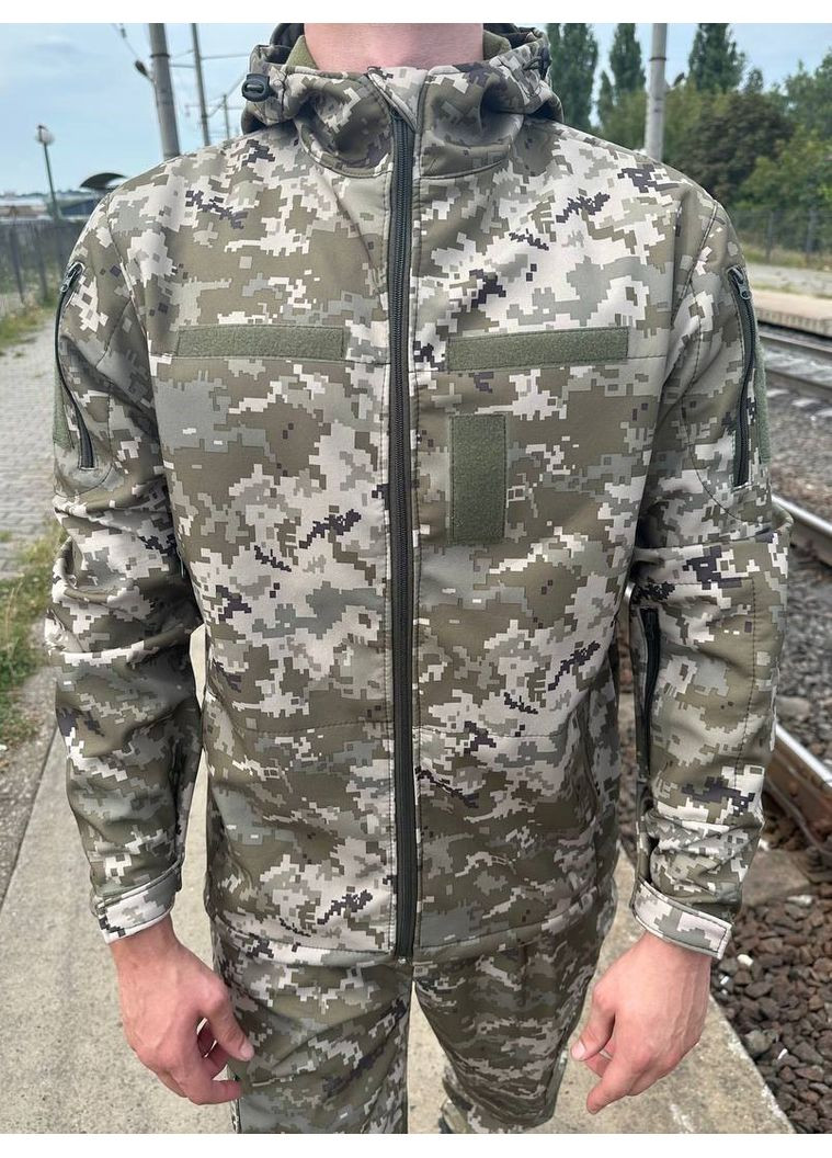 Куртка софтшел піксель v2 No Brand (361409045)
