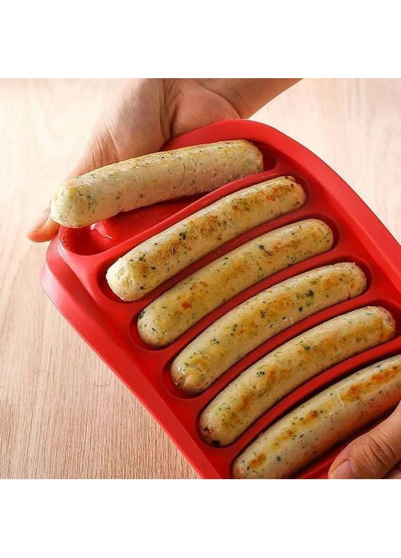 Силіконова форма для сосисок з кришкою No Brand (368703177)