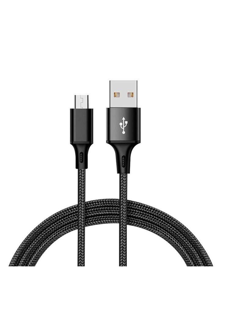 Дата кабеля USB 2.0 AM to Micro 5P 2.0m 1.5A braided (m481544) XO USB 2.0 AM to Micro 5P 2.0m 1.5A braided black (367068764)