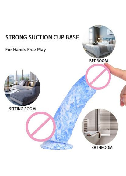 Фаллоимитатор Real SV1606 реалистичный на присоске 20.5 cм No Brand (303877963)