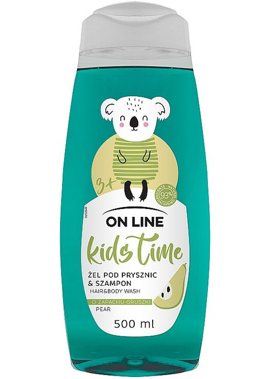 Шампунь-гель для душа "Грушка" Kids Hair & Body Wash 500ml (1002413-26487895) On Line (368661425)