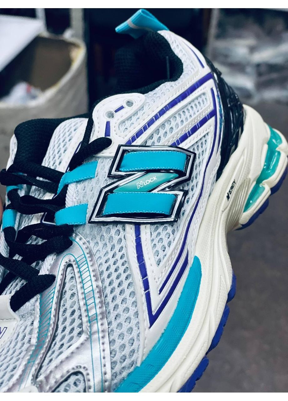 КРОСІВКИ ЖІНОЧІ NEW BALANCE 1906R WHITE BLUE BLACK НЬЮ БЕЛАНС 1906R No Brand чорні демісезони (367174410)