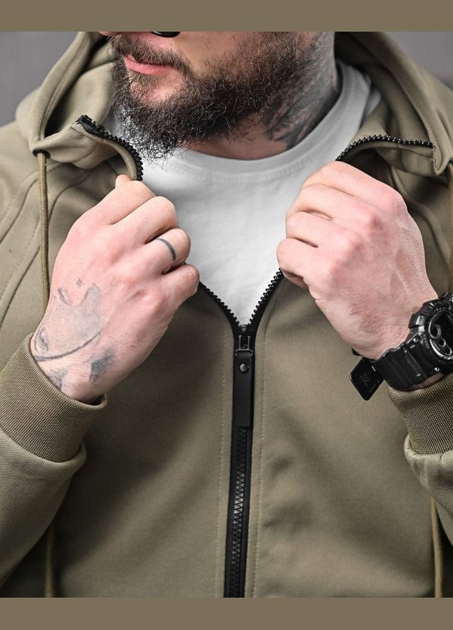 Стильний чоловічий спортивний костюм Under Armour хакі Freedom (324751783)