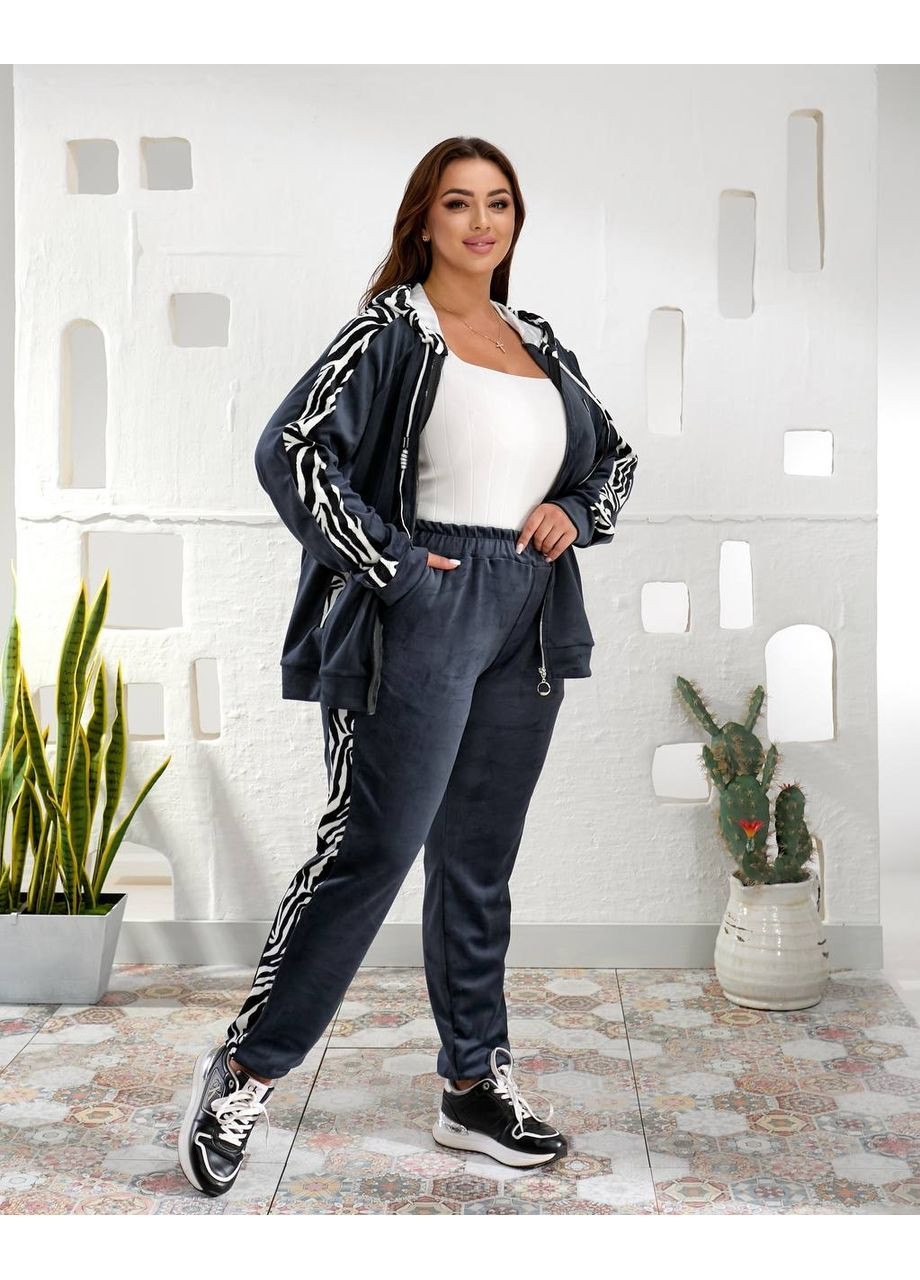 Женский спортивный велюровый костюм FINO Mode (361444955)