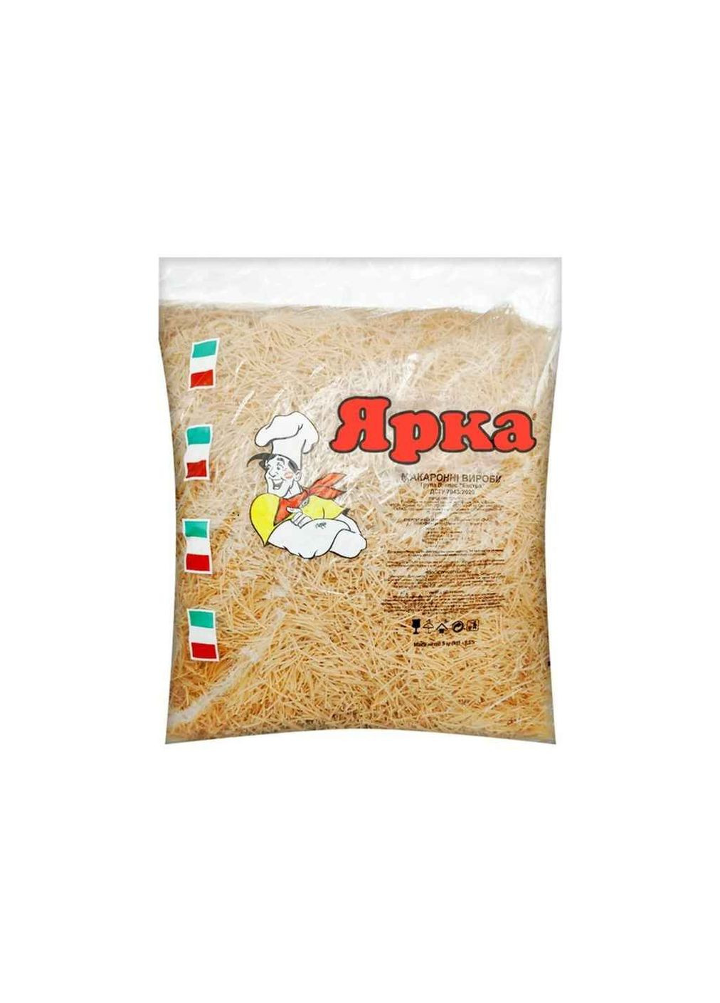 Макаронні вироби 5кг Вермішель 1,5мм Ярка (354339615)