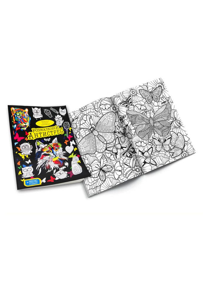 Креативна творчість "Розмальовки Антистрес" RA-01-02U з фломастерами No Brand (316529663)