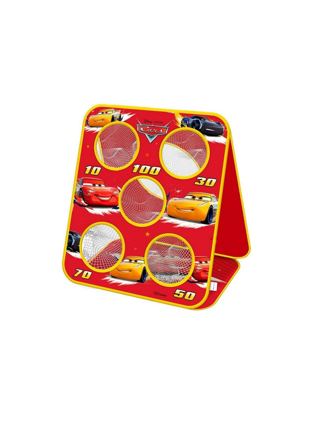 Детский игровой набор мишени "Тачки", 6 мешочков 24х24х5 см Bambi (289464515)