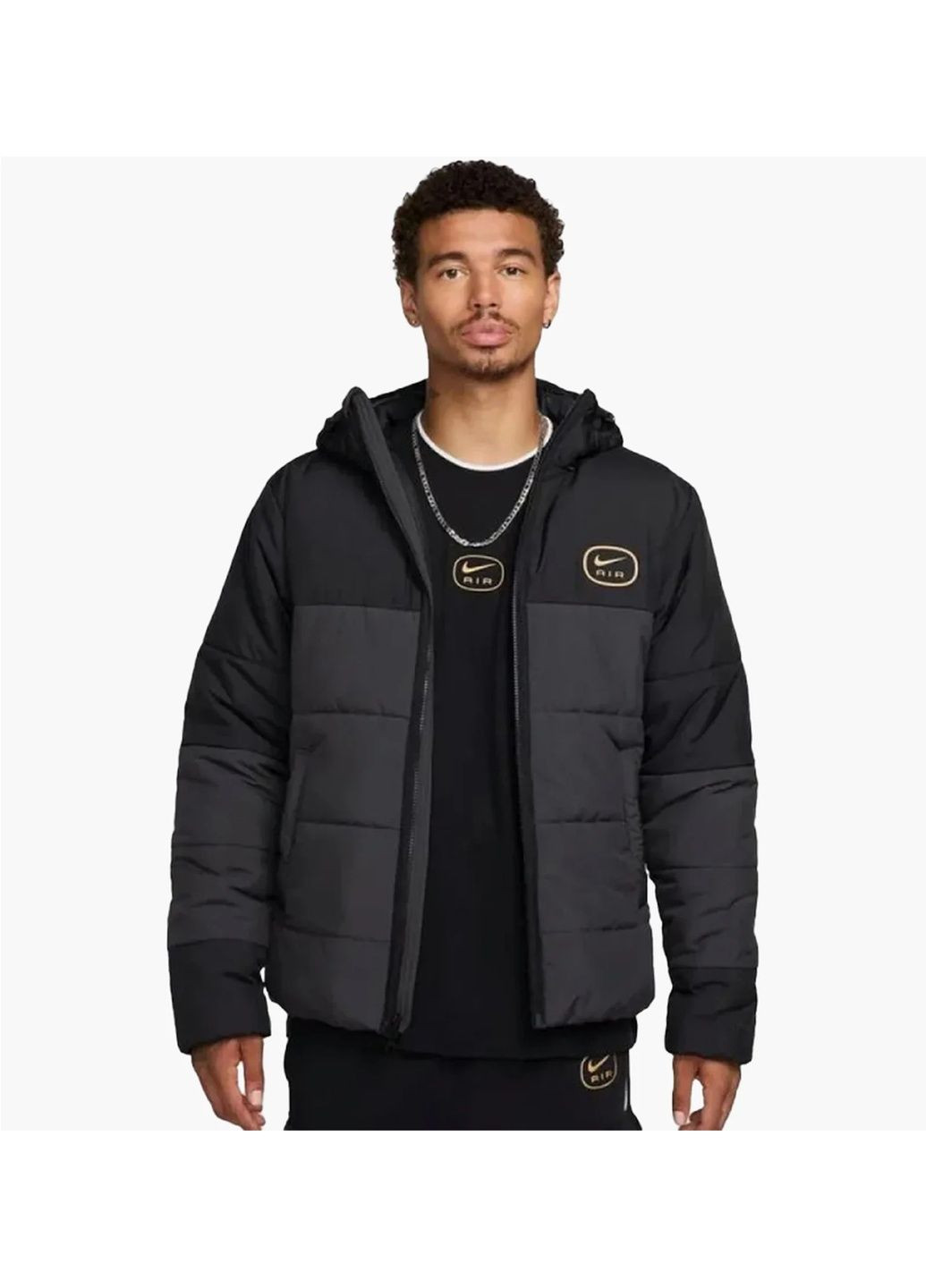 Чорна куртка чоловіча m nsw sw air syn black Nike