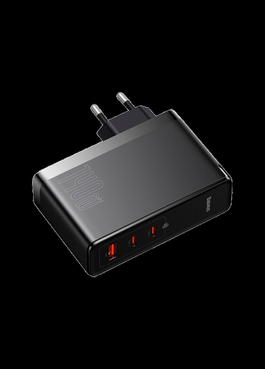 Мережевий зарядний пристрій GaN5 Pro 3 порта, USB + TypeC 140W (CCGP100201) Baseus (279554170)